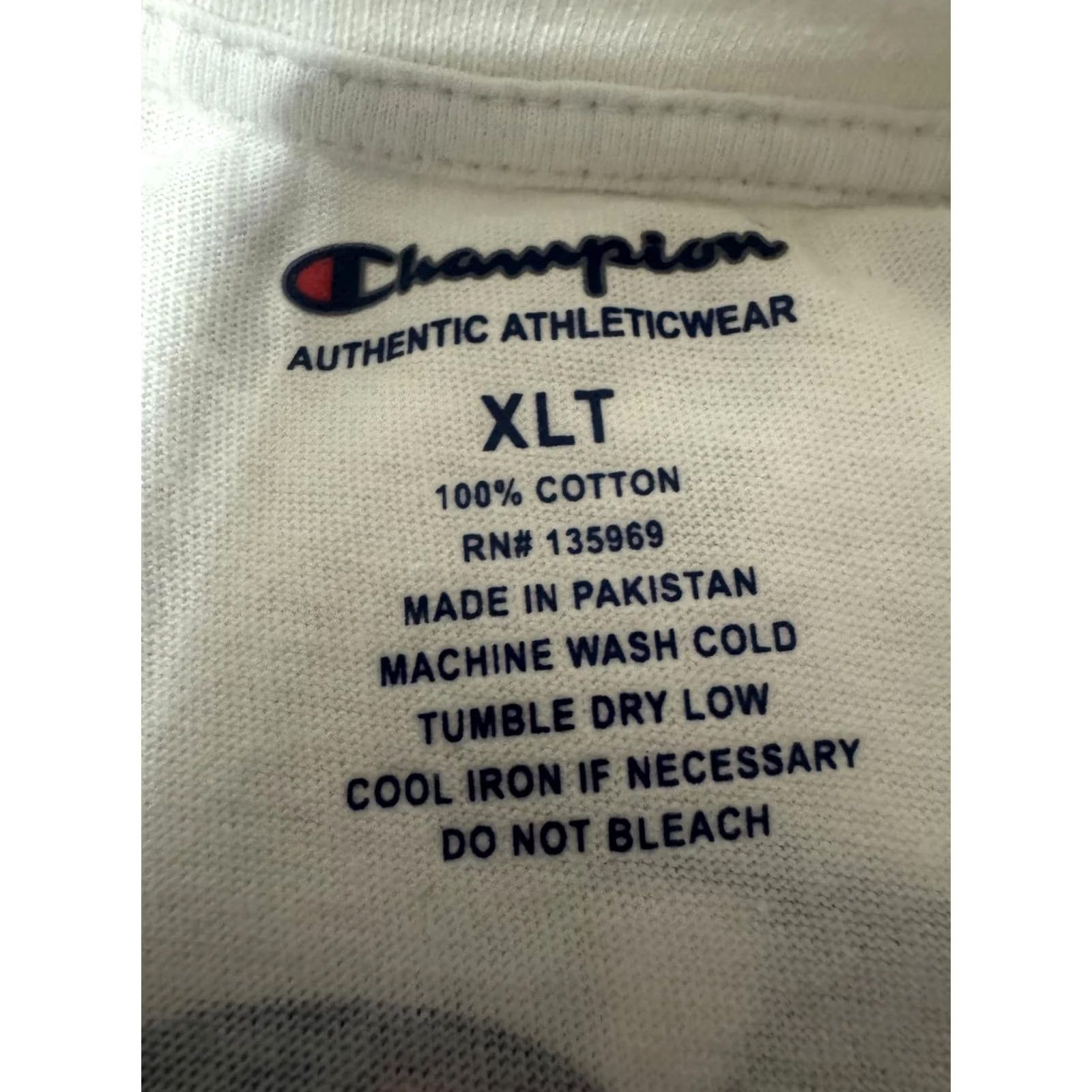 Champion Champion Shirt Mens XLT White Authentic Athleticwear Size US XL / EU 56 / 4 - 3 Thumbnail