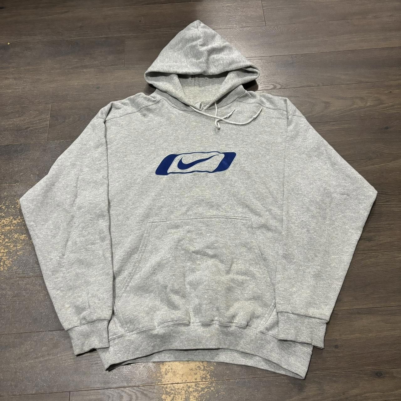 Nike Vintage Nike Felt Hoodie RARE Made In Usa 90s Size US M / EU 48-50 / 2 - 3 Thumbnail
