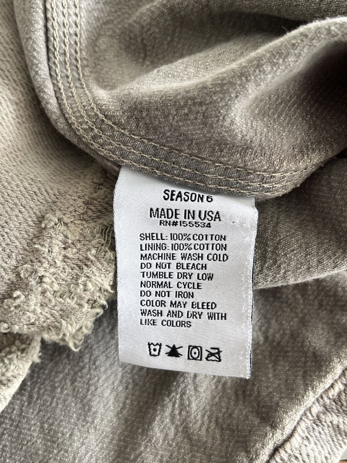 Yeezy Yeezy Season 6 Denim Work Jacket (unisex) Size US S / EU 44-46 / 1 - 19 Thumbnail