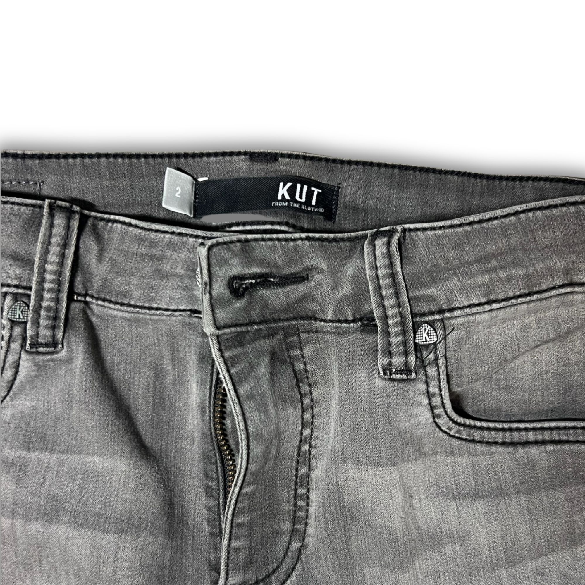 Other Kut From The Kloth High-Rise Ankle Skinny Jeans Size 2 Gray Size 26" / US 2 / IT 38 - 4 Thumbnail