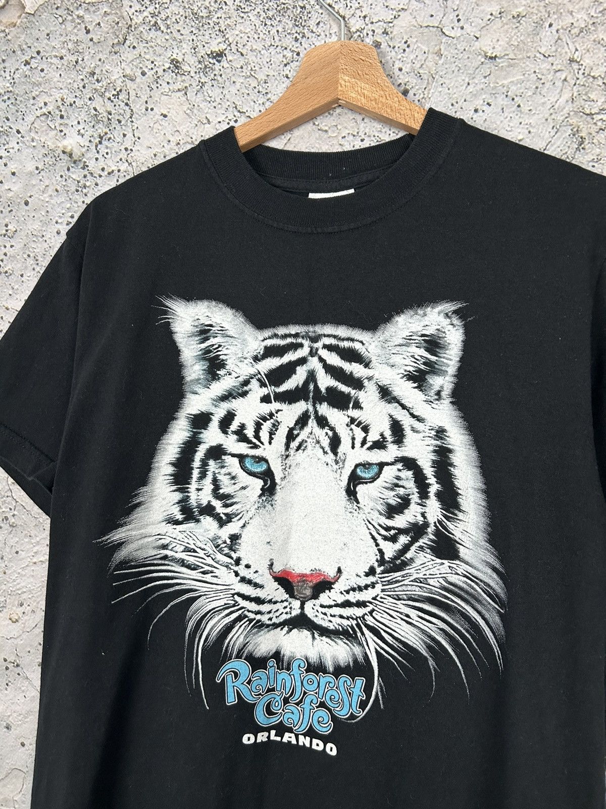 Vintage Vintage White Tiger Animal Graphic Tee Hype Size US M / EU 48-50 / 2 - 3 Thumbnail