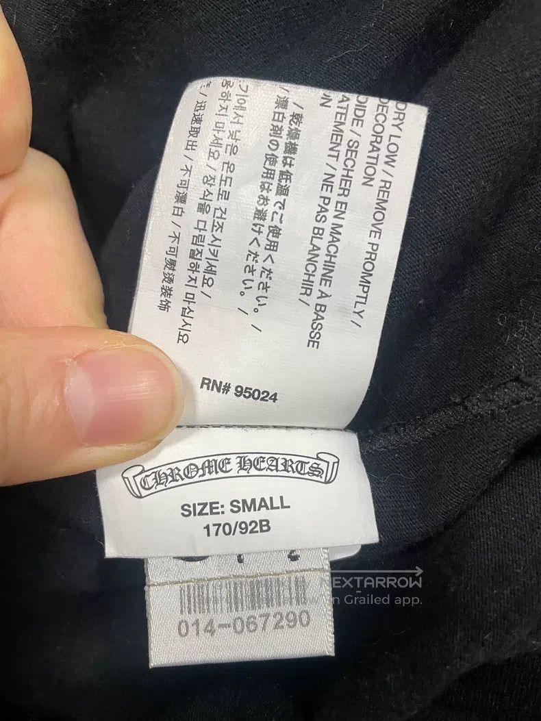 Chrome Hearts CHROME HEARTS Size S Black yellow sword Sanskrit long sleev Size US S / EU 44-46 / 1 - 6 Thumbnail