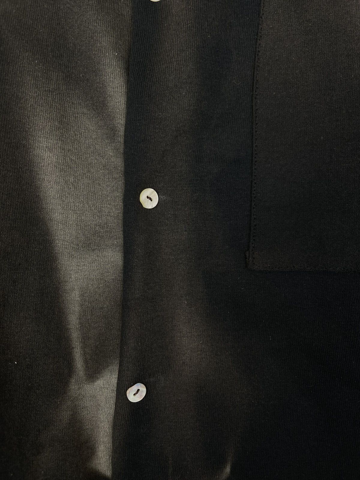 Chorley Insane Chorley Sun Faded Ribbed Knit Button Up Shirt Cotton Size US L / EU 52-54 / 3 - 4 Thumbnail