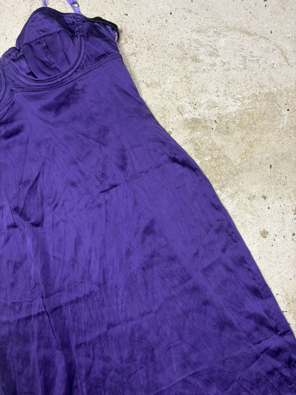 Dolce & Gabbana Vintage 2000s Dolce & Gabbana Silk Bustier Corset Dress Size M / US 6-8 / IT 42-44 - 6 Thumbnail