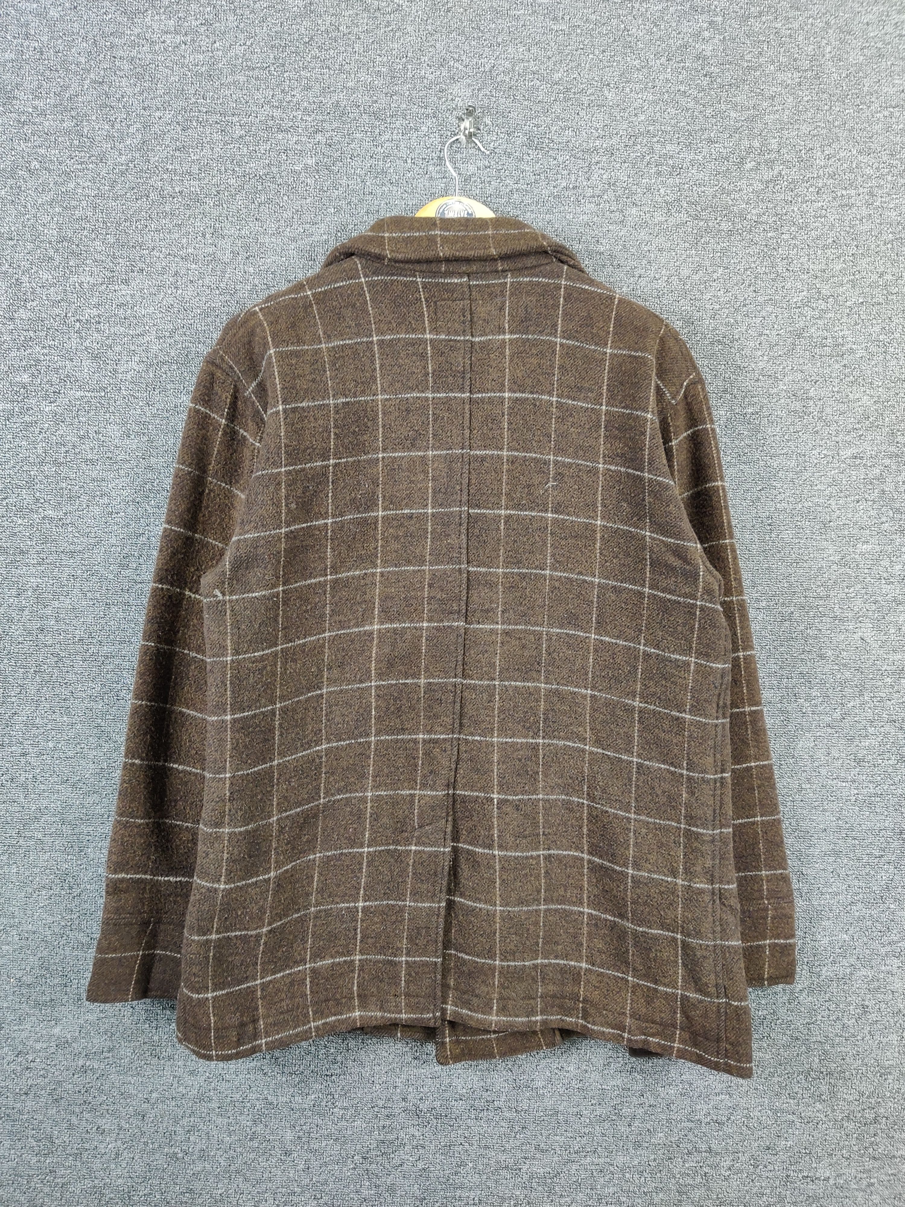 Woolrich Woolen Mills Vintage Woolrich Wool Plaid Double Breasted Coat Size US M / EU 48-50 / 2 - 8 Thumbnail