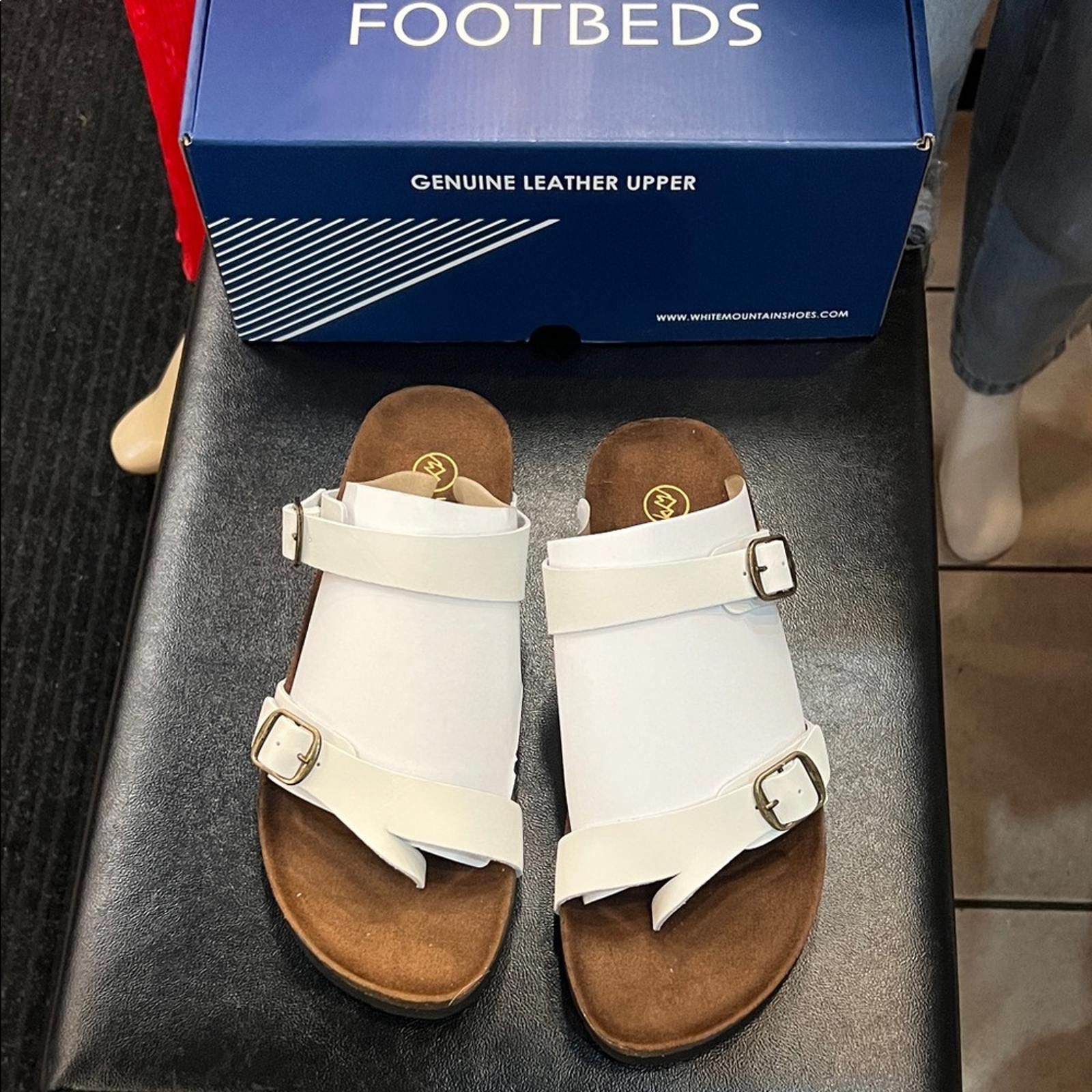 White Mountaineering White Mountain White Buckle Sandals Size US 8 / IT 38 - 1 Thumbnail