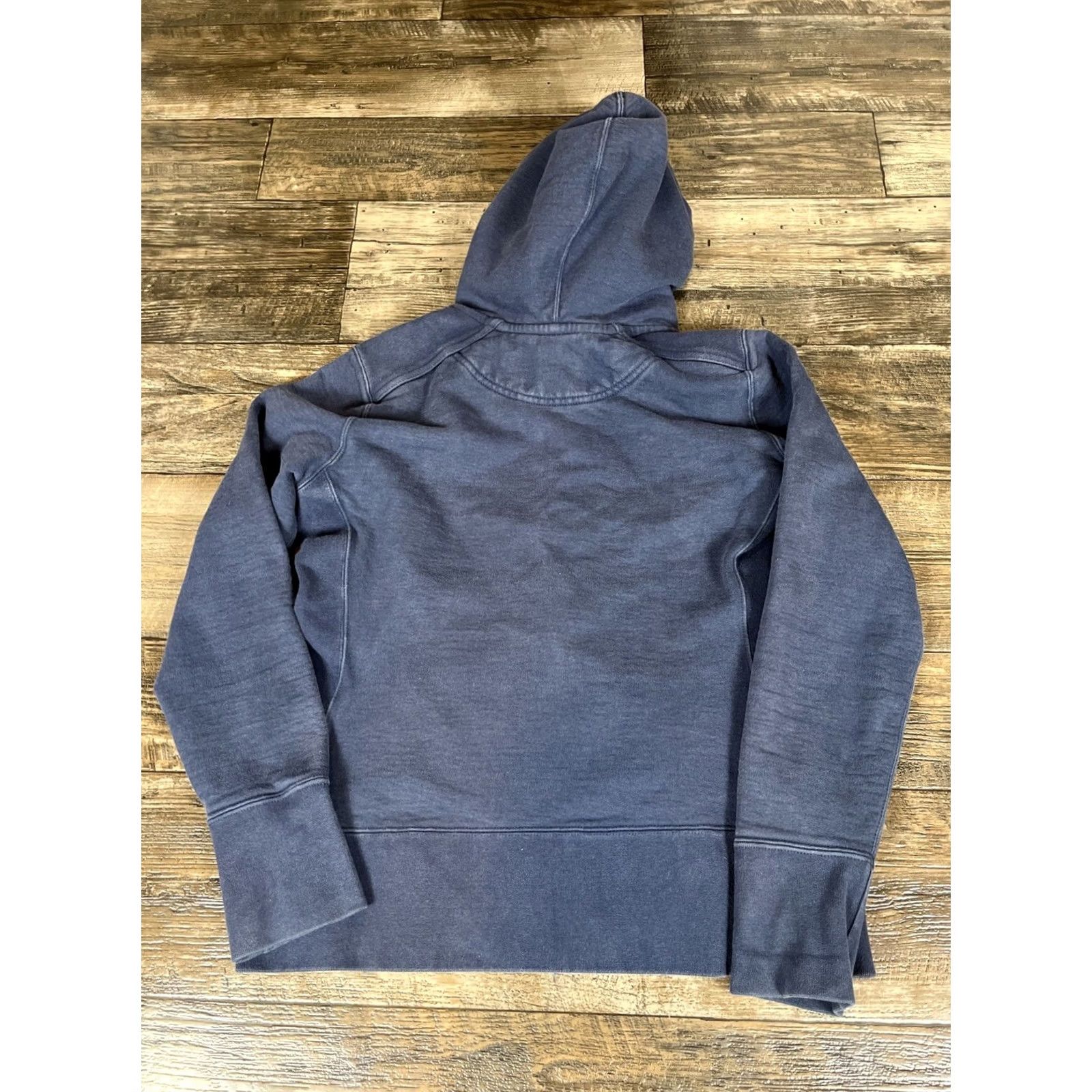 Vintage American Giant Full Zip Hoodie Jacket Women M Navy Blue Heavyweight Size M / US 6-8 / IT 42-44 - 5 Thumbnail