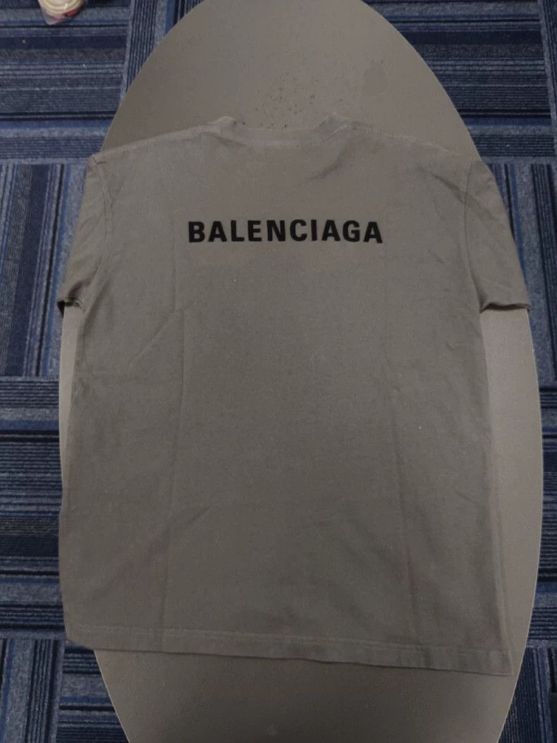 Balenciaga Balenciaga Embroidered letter short sleeve T-shirt Size US M / EU 48-50 / 2 - 2 Thumbnail