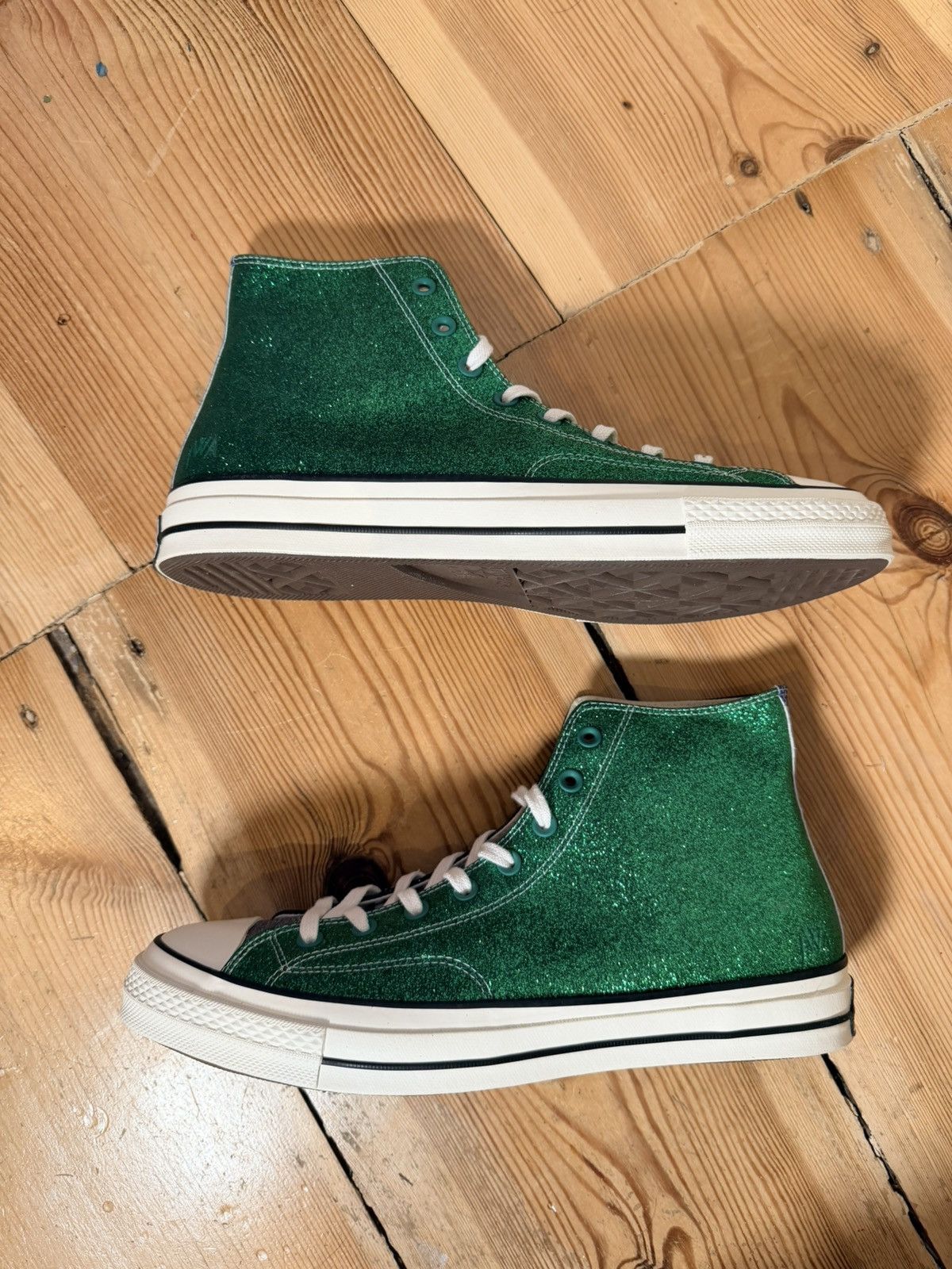 Converse × JW Anderson JW Anderson x Converse Chuck Taylor 70Hi“Green/Black”DS,US12 Size US 12 / EU 45 - 4 Thumbnail