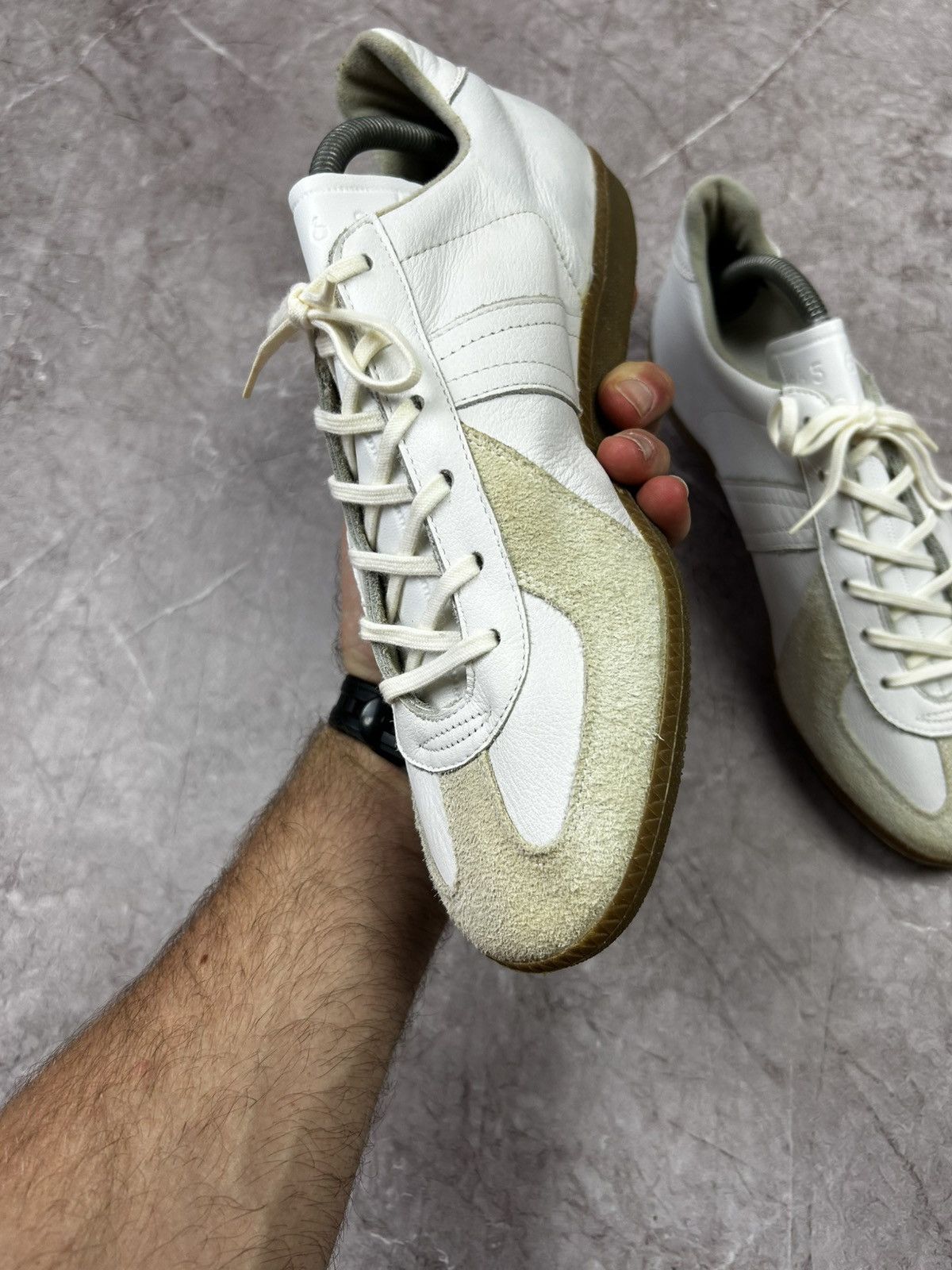 Vintage BW Sport Shoes Vintage Leather Sneakers Shoes Bundeswehr Size US 9 / EU 42 - 6 Thumbnail