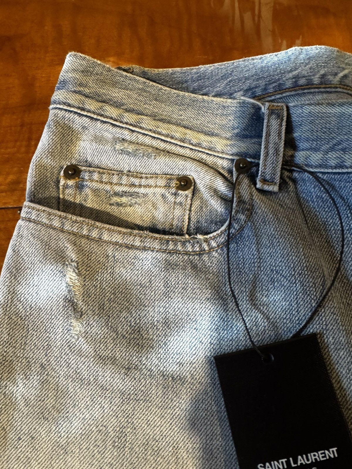 Saint Laurent Paris Saint Laurent Paris jeans Size US 31 - 4 Thumbnail