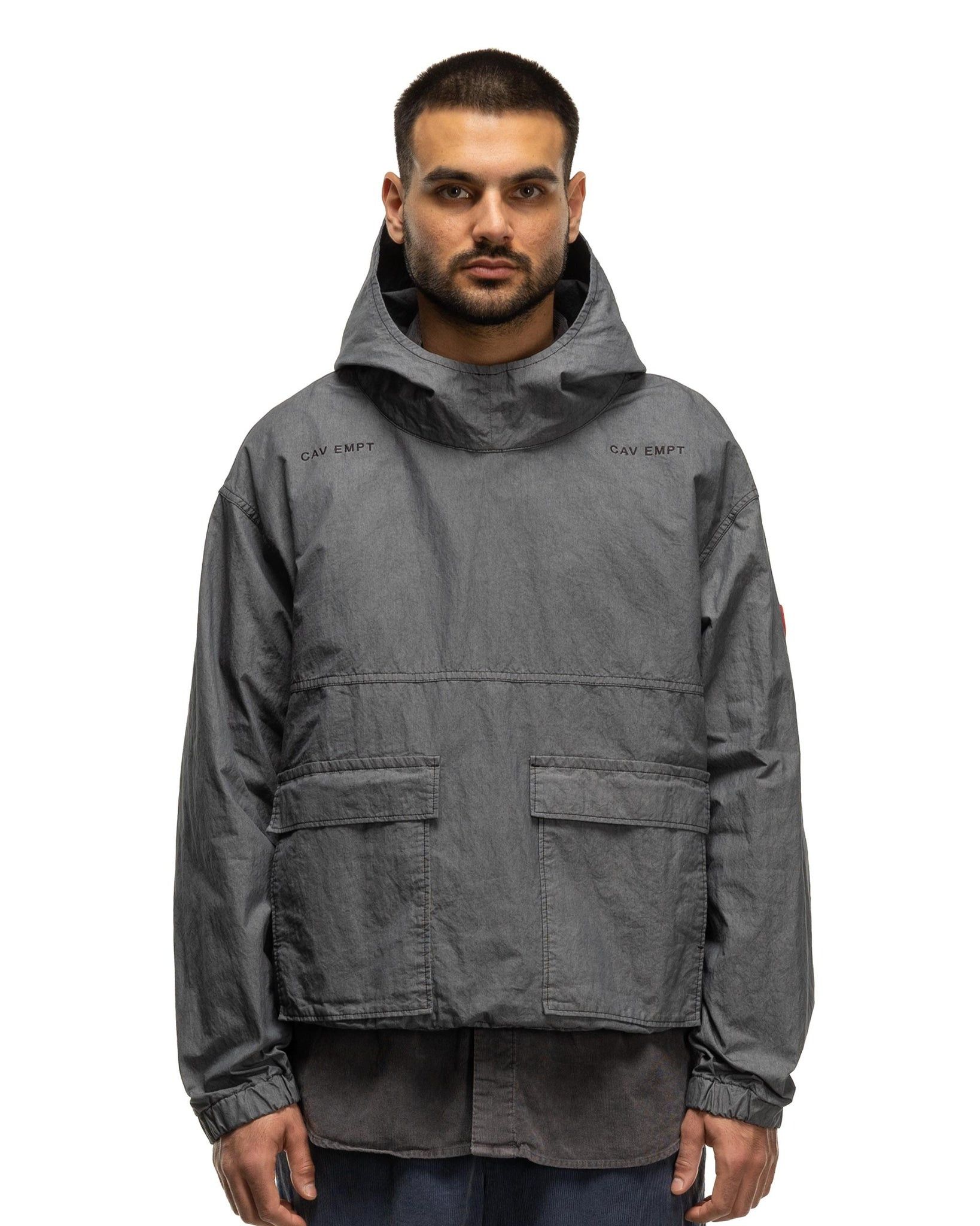 Cav Empt o1mle0724 Overdye CN Pullover Hoody in Grey | Grailed
