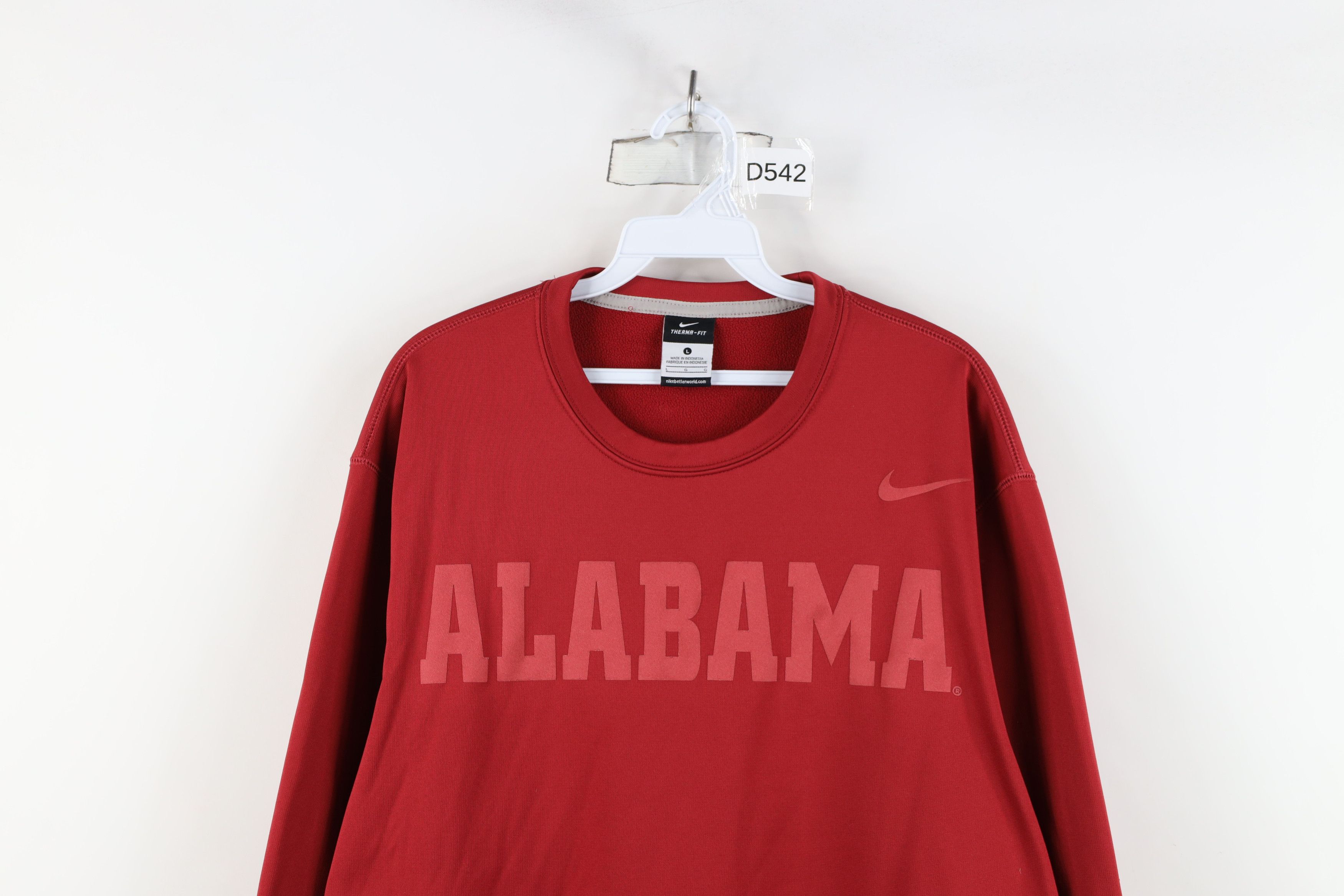 Nike × Vintage Nike Therma Fit Spell Out University of Alabama Sweatshirt Size US L / EU 52-54 / 3 - 2 Thumbnail