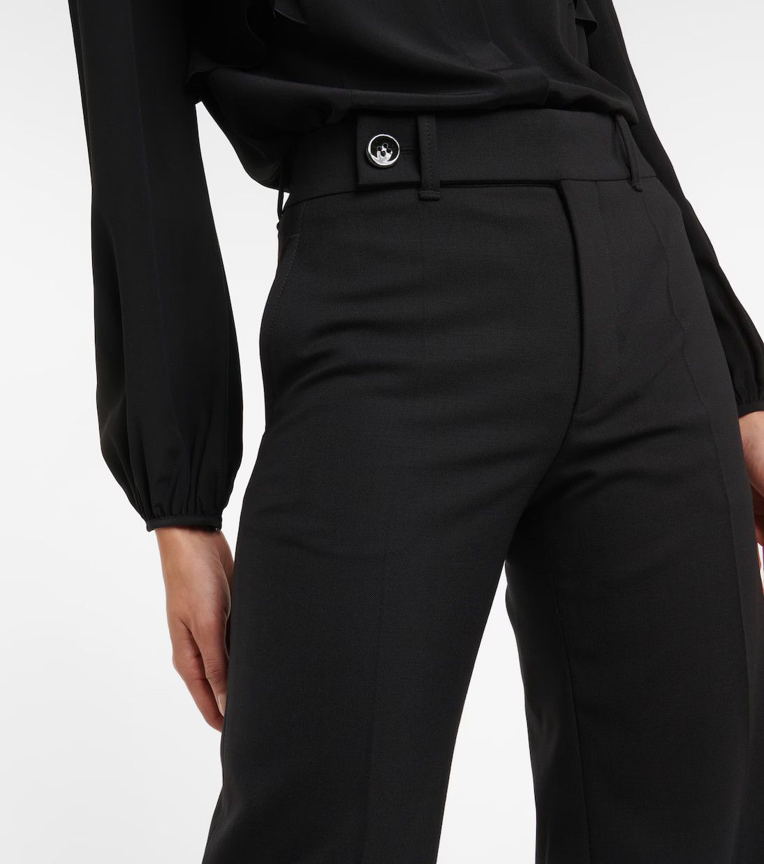 Chloe o1y0825 Casual Pant in Black Size 30" / US 8 / IT 44 - 4 Thumbnail