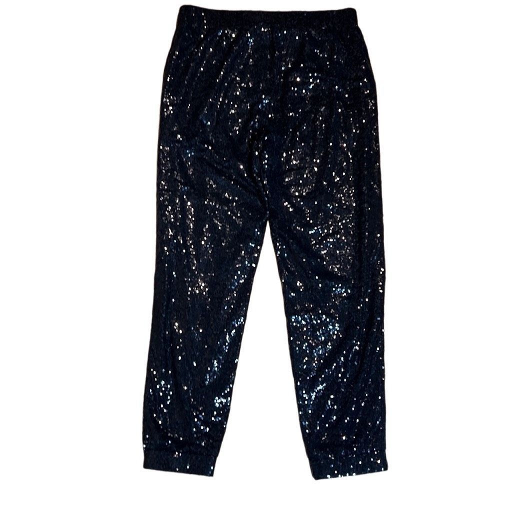 7 For All Mankind 7 For All Mankind Sequined Jogger Pants NWT M Size 28" / US 6 / IT 42 - 4 Thumbnail