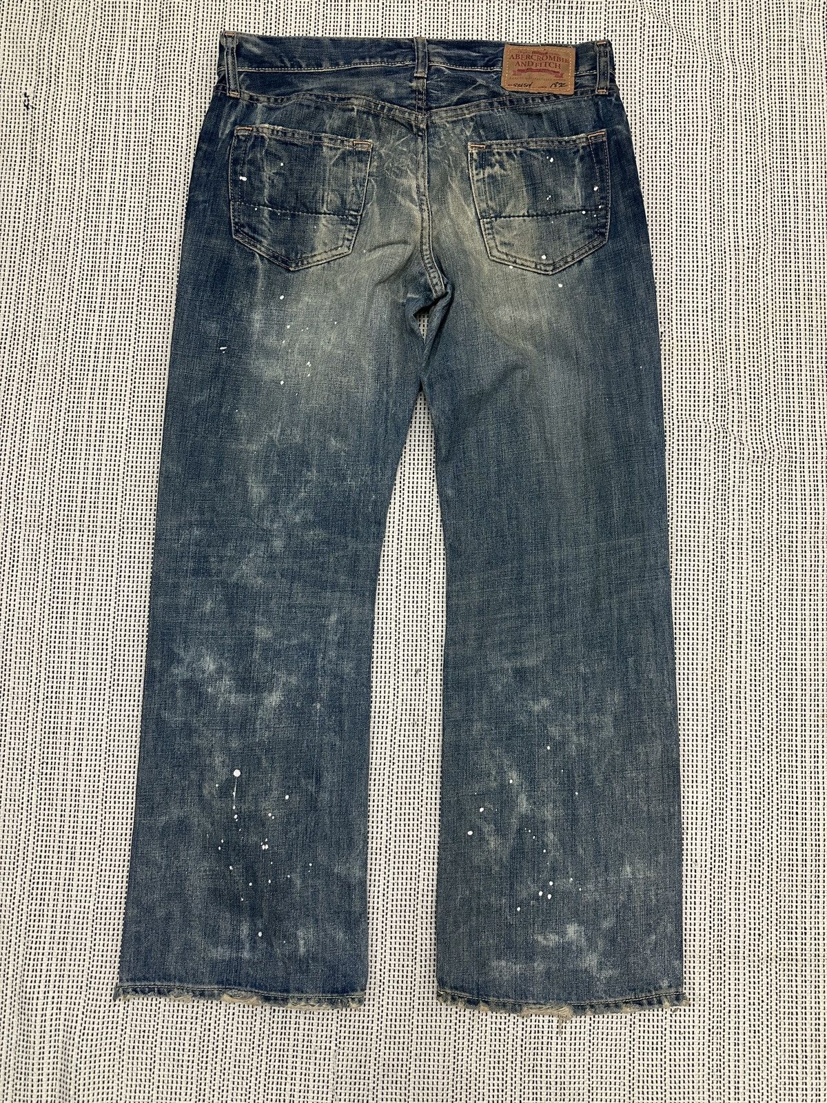 Abercrombie & Fitch 🔥Rare !!! ABERCROMBIE&FITCH DISTRESSED JEANS Size US 32 / EU 48 - 9 Thumbnail