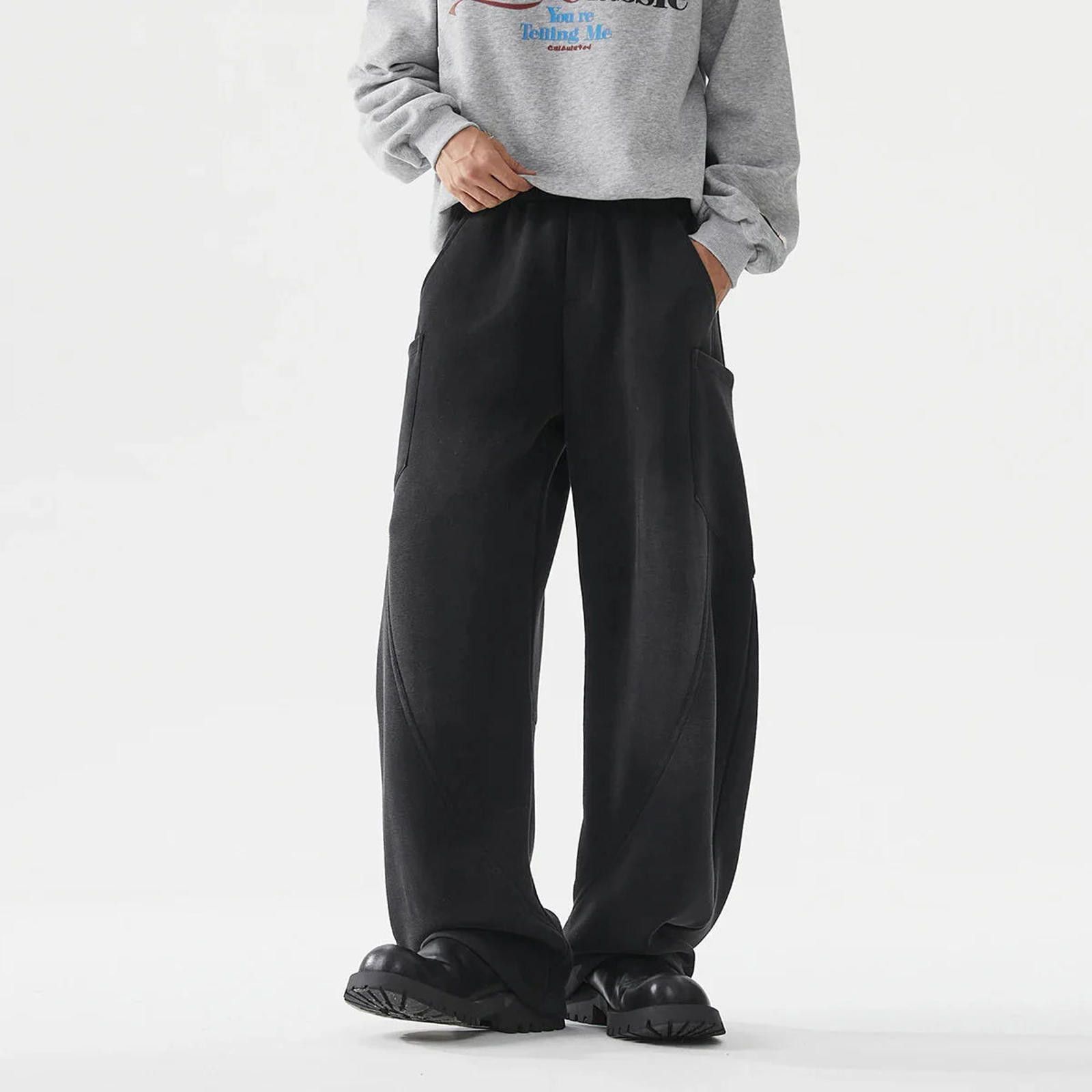 Other Cleanfit Loose Curved Leg Baggy Wide Leg Pants / Trousers Size US 32 / EU 48 - 10 Thumbnail