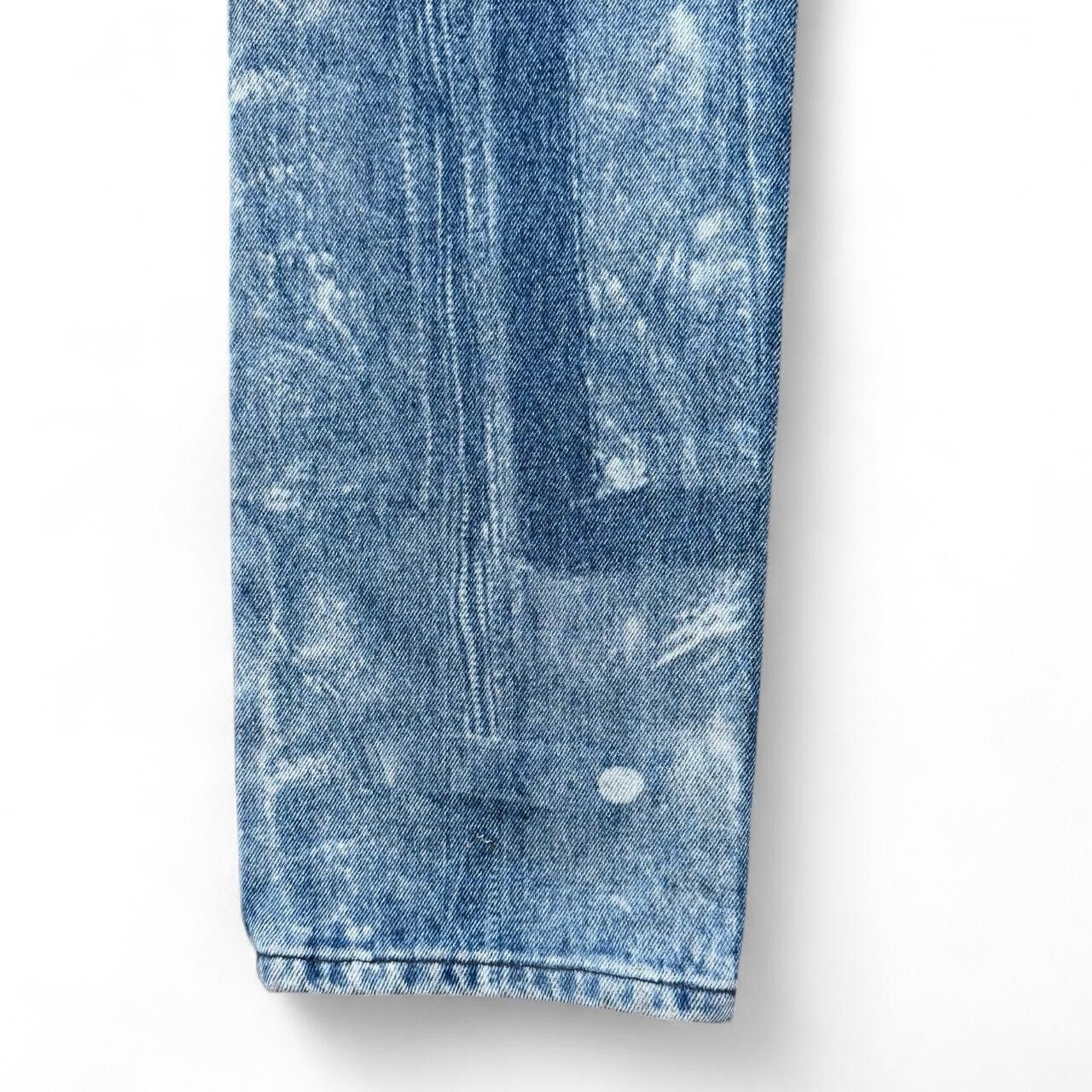 Diesel DIESEL laser-print straight-leg blue jeans Size US 27 - 7 Thumbnail