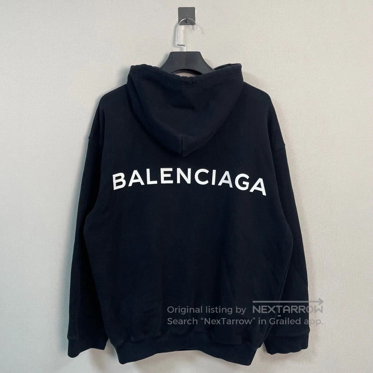 Balenciaga balenciaga black graphic hoodie for men. Size US M / EU 48-50 / 2 - 1 Thumbnail