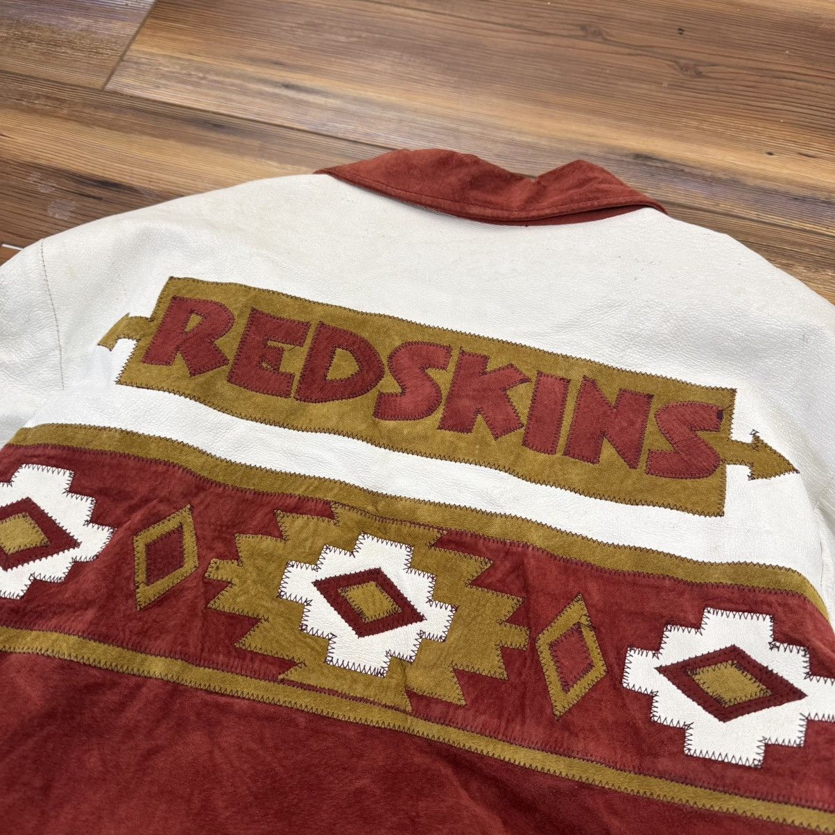 Other Vintage Washington Redskins Aztec Suede Leather NFL Jacket Size US M / EU 48-50 / 2 - 4 Thumbnail