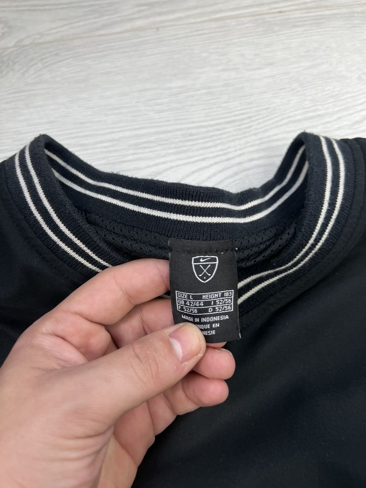Nike × Vintage NIKE GOLF BOXY DRILL Y2K VINTAGE NYLON JERSEY JACKET Size US L / EU 52-54 / 3 - 7 Thumbnail