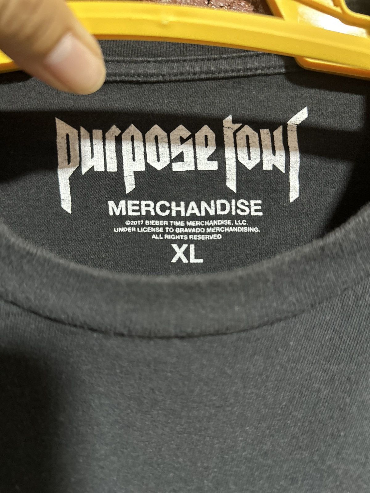 Justin Bieber Justin Bieber Purpose Tour Long Sleeve Tee Size US XL / EU 56 / 4 - 4 Thumbnail
