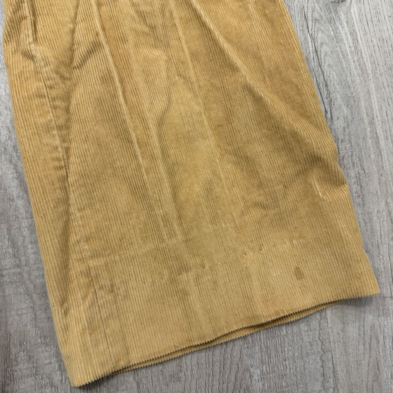 Vintage Vintage Corduroy Pants Men's 33 (Fits 30x29) Tan Flat Front Size US 33 - 5 Thumbnail