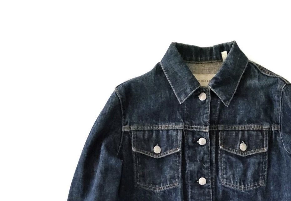 Helmut Lang Vintage Helmut Lang Trucker jacket Size US XXS / EU 40 - 5 Thumbnail