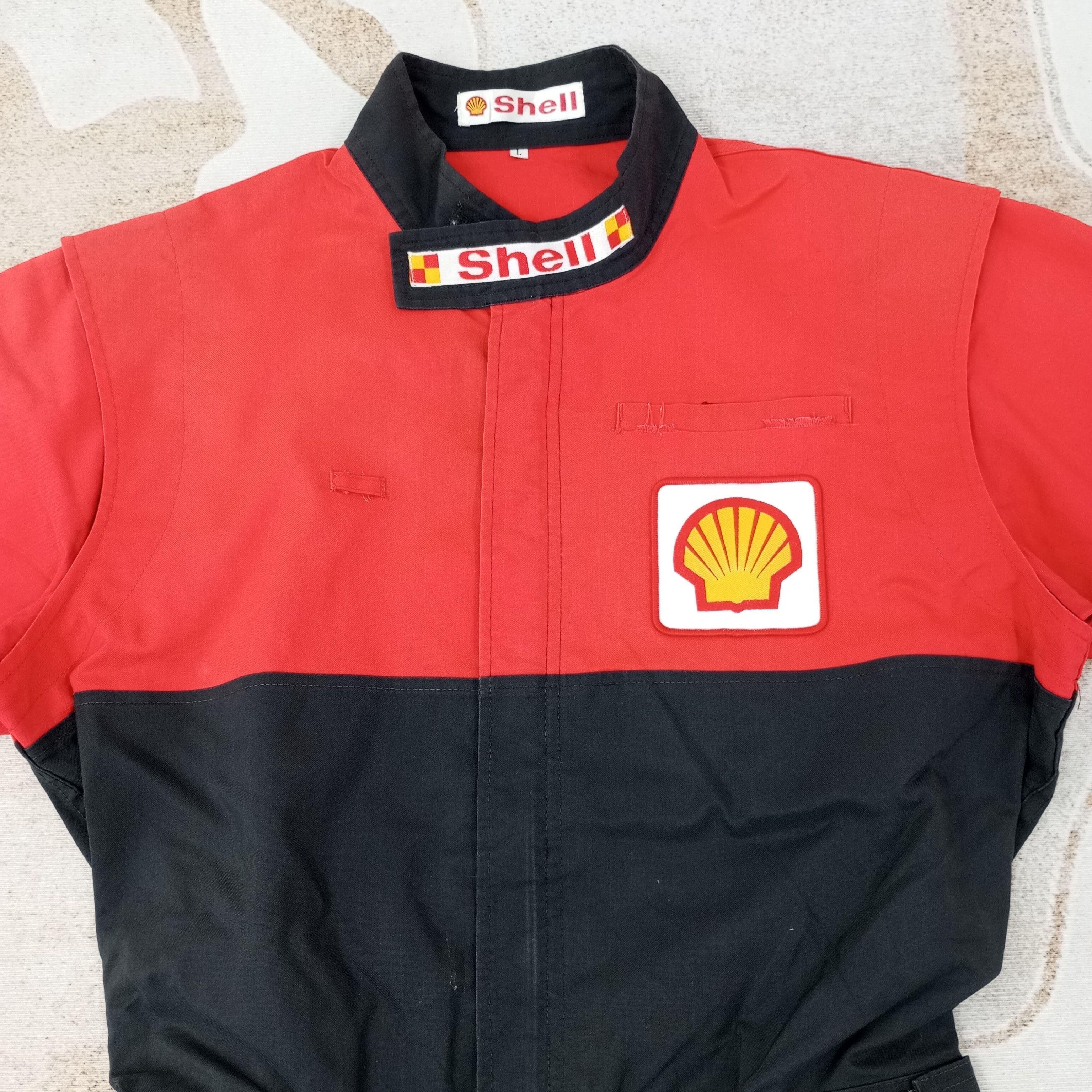 Vintage Shell Workwear Coverall Jacket c238n12 Size US M / EU 48-50 / 2 - 2 Thumbnail