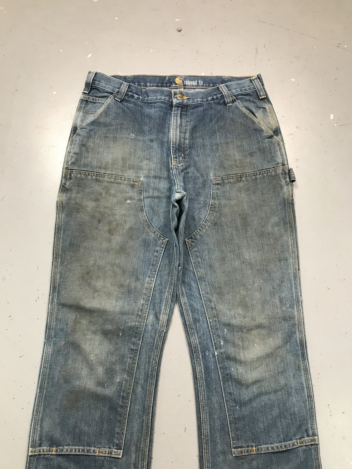 Carhartt Vintage Carhartt dusty double knee workwear denim Size US 36 / EU 52 - 5 Thumbnail
