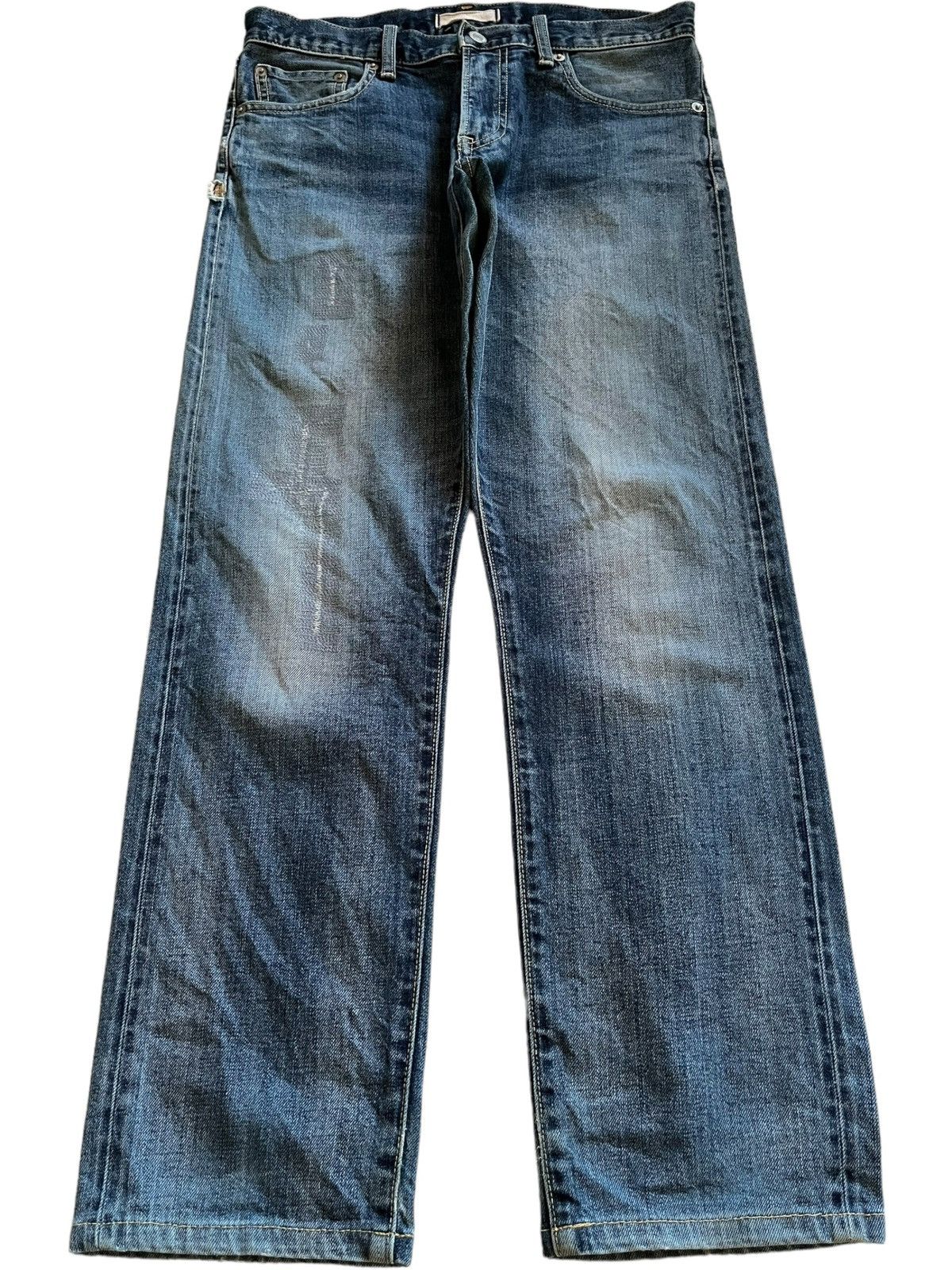 Uniqlo SALES🔥Vintage Japanese Uniqlo Selvedge Faded Wash Jeans Size US 31 - 2 Thumbnail