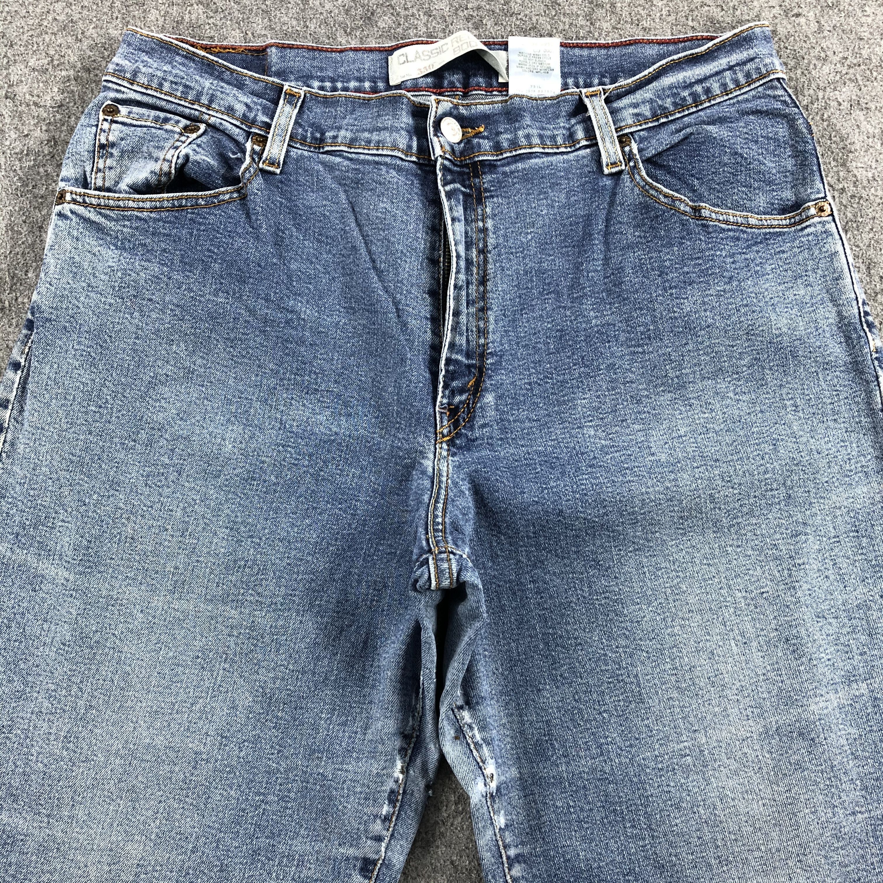 Levi's Vintage Blue Wash Levis 550 Jeans-J1704 Size US 34 / EU 50 - 3 Thumbnail