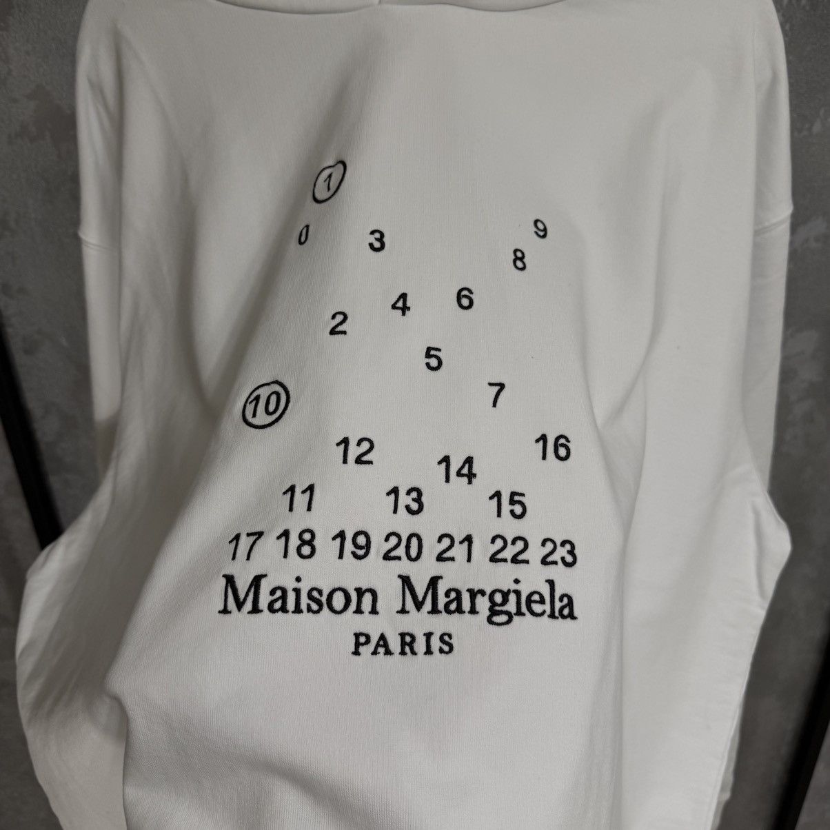 Maison Margiela Maison Margiela White Hoodie Size US XL / EU 56 / 4 - 3 Thumbnail