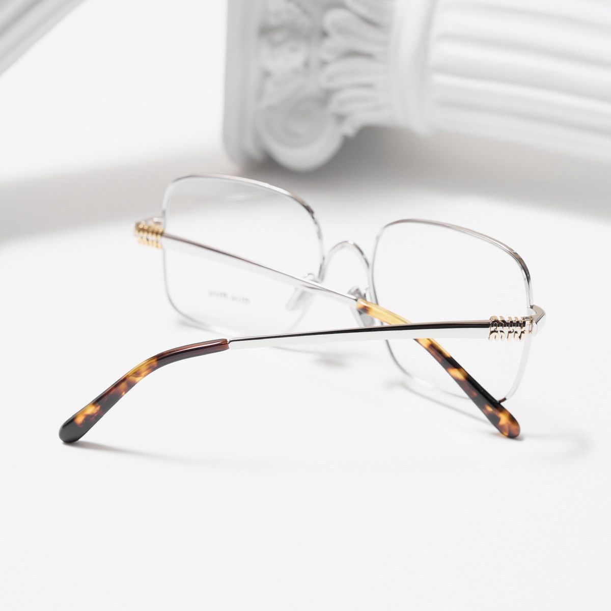 Miu Miu MIU MIU 0MU 51YV 1BC1O1 GLASSES Size ONE SIZE - 7 Thumbnail
