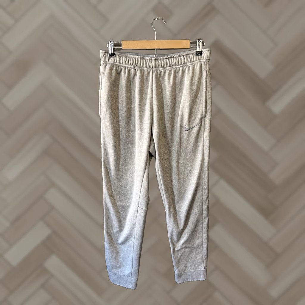 Nike Nike Mens Sweatpants Athletic Comfort Therma Drawstring Gray M Size US 31 - 1 Thumbnail