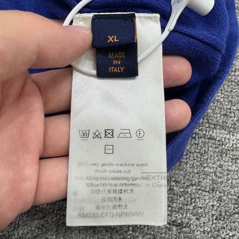 Louis Vuitton Louis Vuitton LV Slogan Intarsia Knit Tee. Size US XL / EU 56 / 4 - 8 Thumbnail