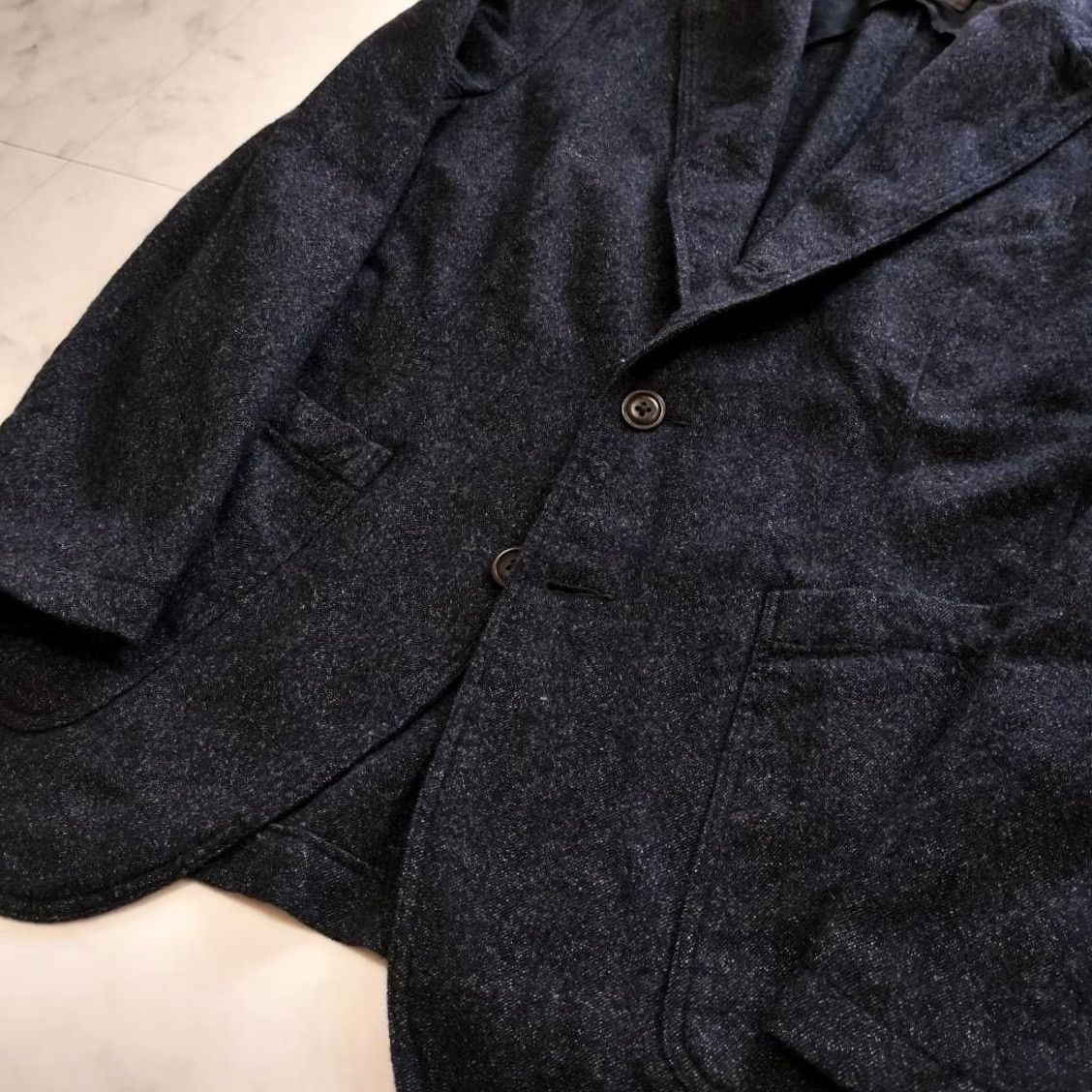 Ralph Lauren RRL Ralph Lauren Sport Coat Jacket Tweed Wool Navy Casual Size M Men Size US M / EU 48-50 / 2 - 6 Thumbnail