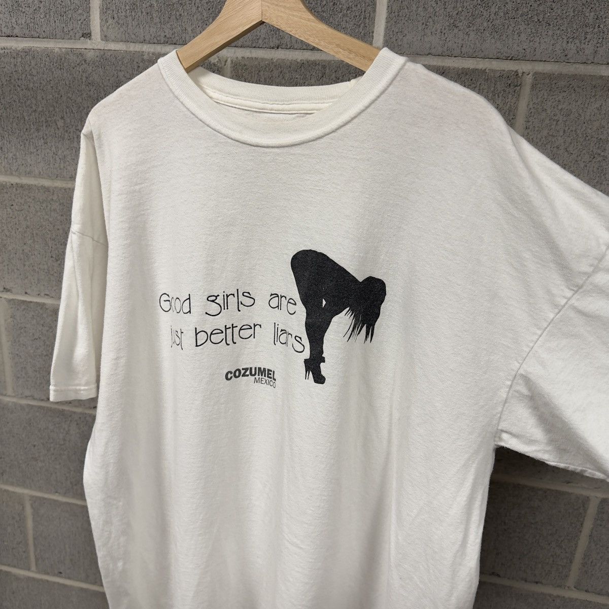 Vintage Good Girls Are Just Better Liars Shirt ERD Grunge Faded Size US XXL / EU 58 / 5 - 3 Thumbnail