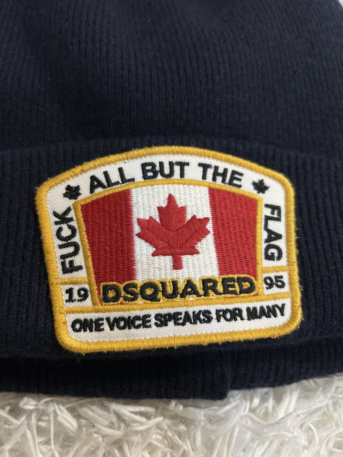 Dsquared2 Dsquared2 Beanie Wool Hat Embroidered Logo Canada Size ONE SIZE - 4 Thumbnail