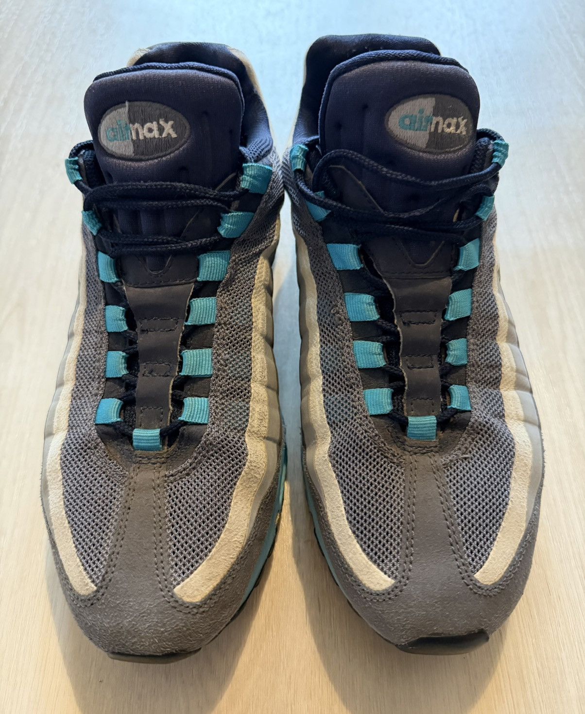 Nike 2013 Nike Air Max 95 No Sew Gamme Blue Grey 616190-040 Sz 9 Size US 9 / EU 42 - 9 Thumbnail