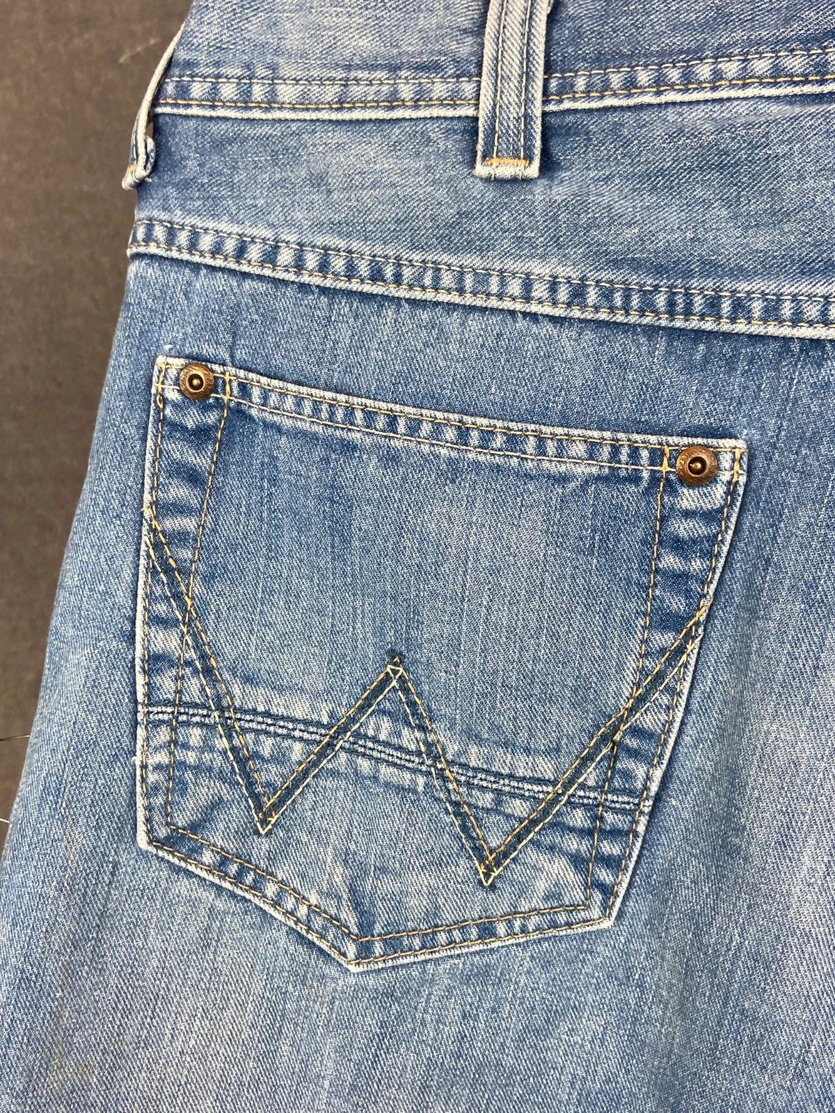 Wrangler Wrangler Blue Denim Jeans M Vintage Straight Size US 34 / EU 50 - 6 Thumbnail