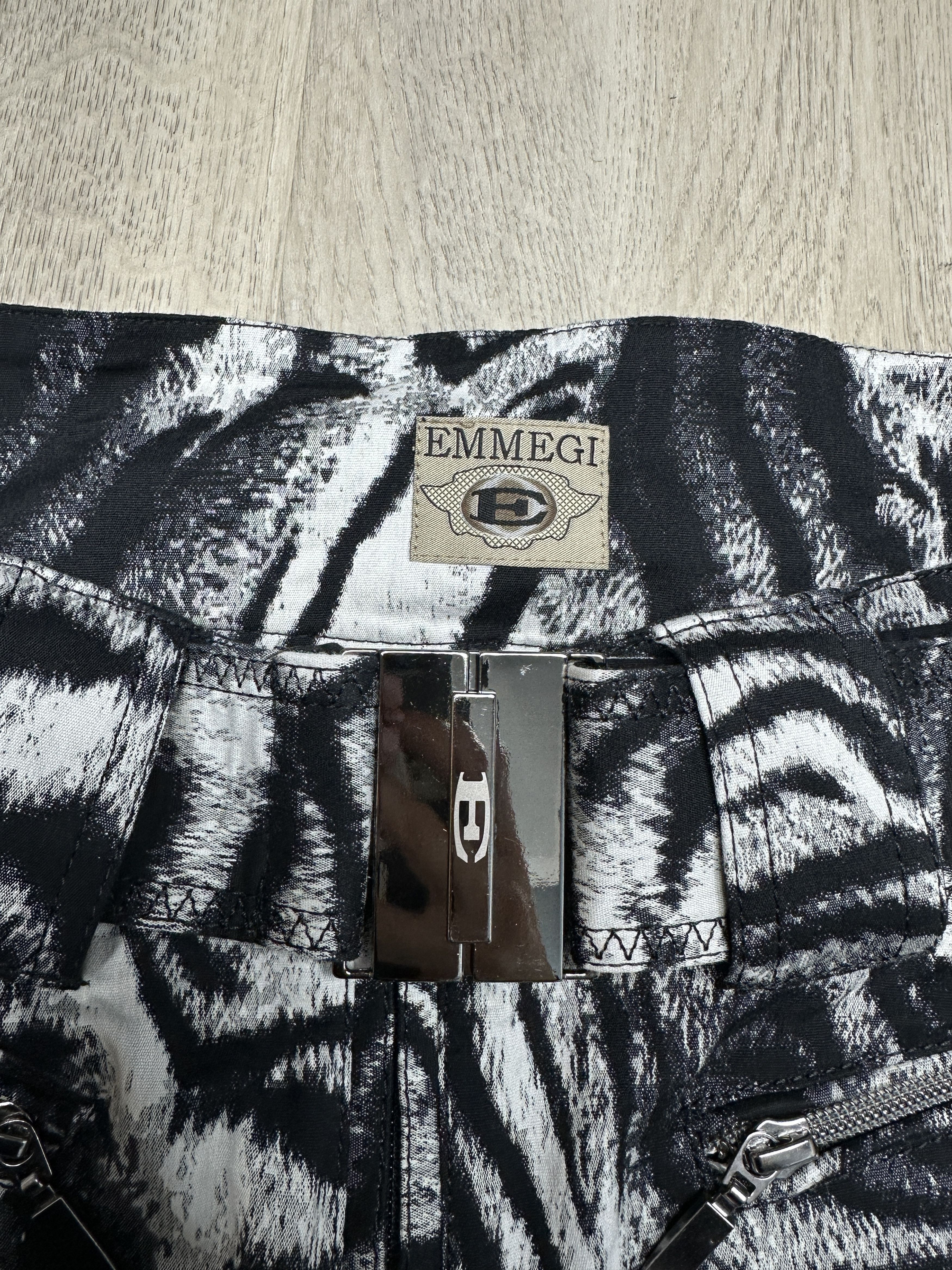 Other Emmegi Vintage Womens Nylon Ski Pants Zebra Size 30" / US 8 / IT 44 - 3 Thumbnail