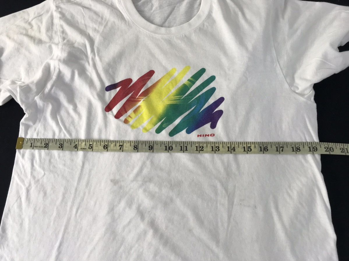 Japanese Brand 90s Japanese Truck Brand Hino Multicolour Logo Tee Size US M / EU 48-50 / 2 - 9 Thumbnail