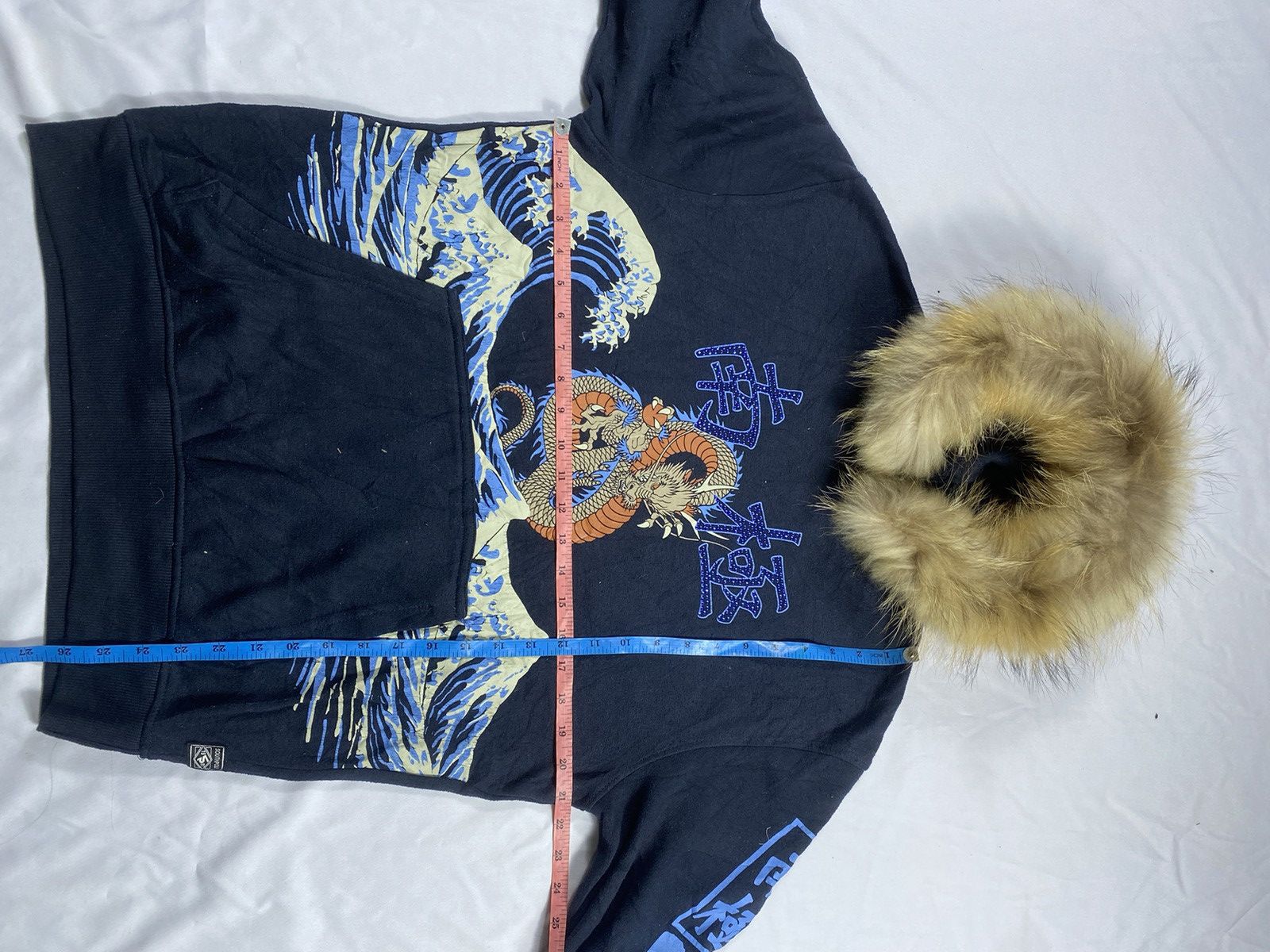 Southpole Japanese Dragon Southpole fur Hoodie ifsix style Size US L / EU 52-54 / 3 - 11 Thumbnail