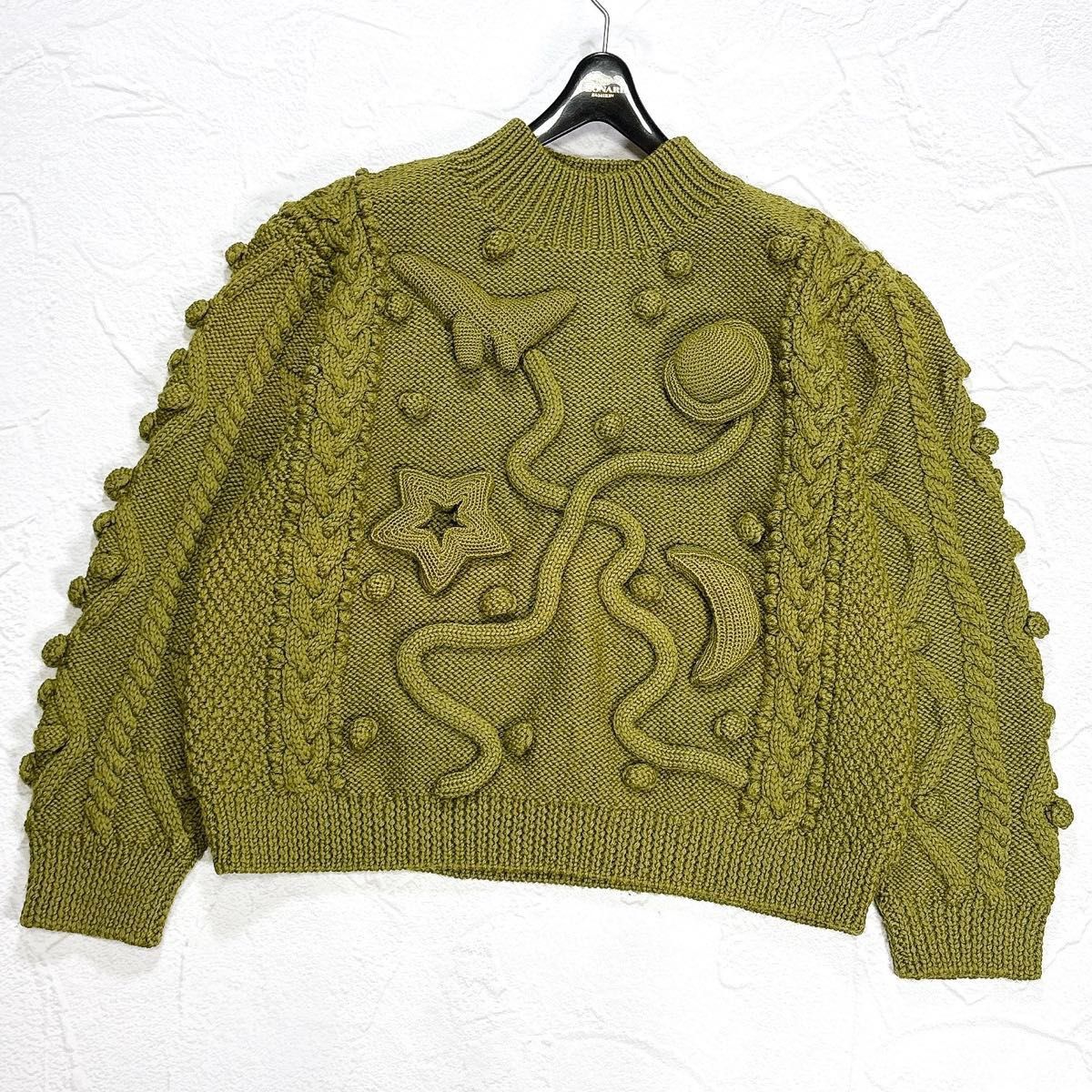 Issey Miyake Pull iconique Issey Miyake, maille 3D 100% laine – unisexe Size US M / EU 48-50 / 2 - 1 Thumbnail