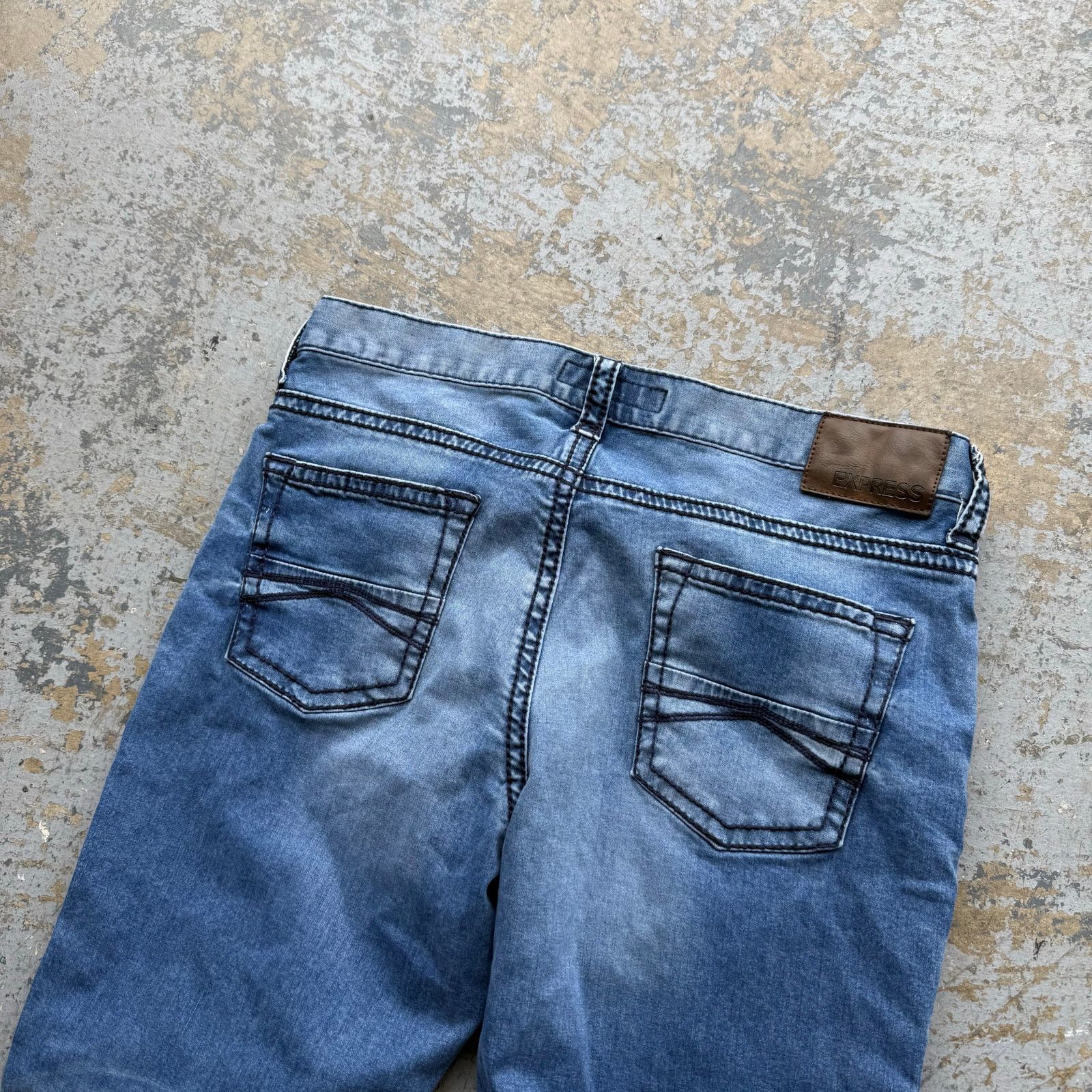 Express Y2K 2000’s Express Bootcut Jeans 34x32 Size US 34 / EU 50 - 2 Thumbnail