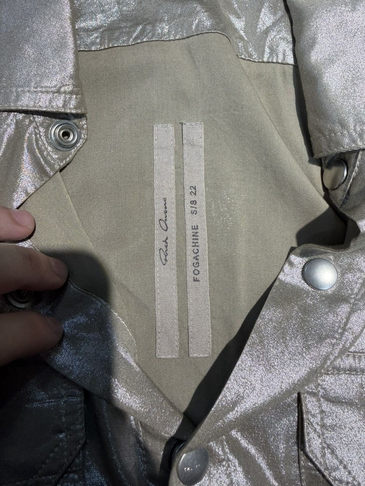 Rick Owens Rick Owens Shirt Ss22 Size US XS / EU 42 / 0 - 4 Thumbnail