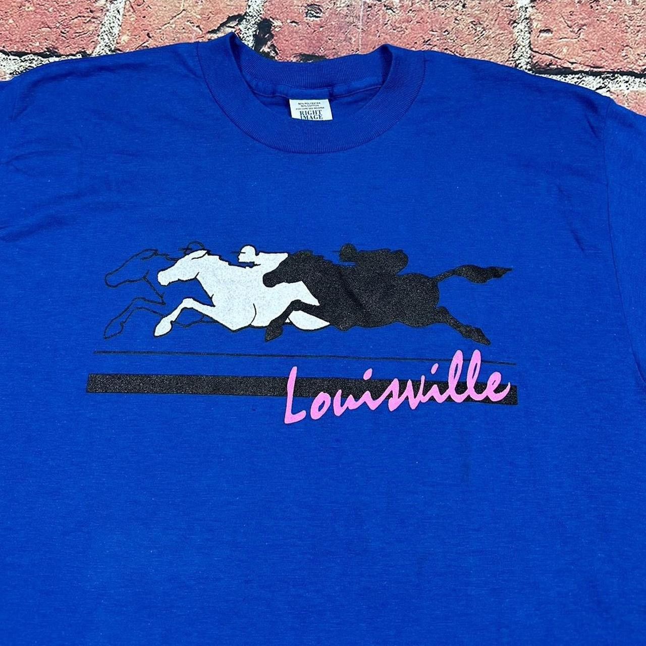 Other Vintage Louisville Kentucky T Shirt Horse Nature Animal 80s Size US XL / EU 56 / 4 - 2 Thumbnail