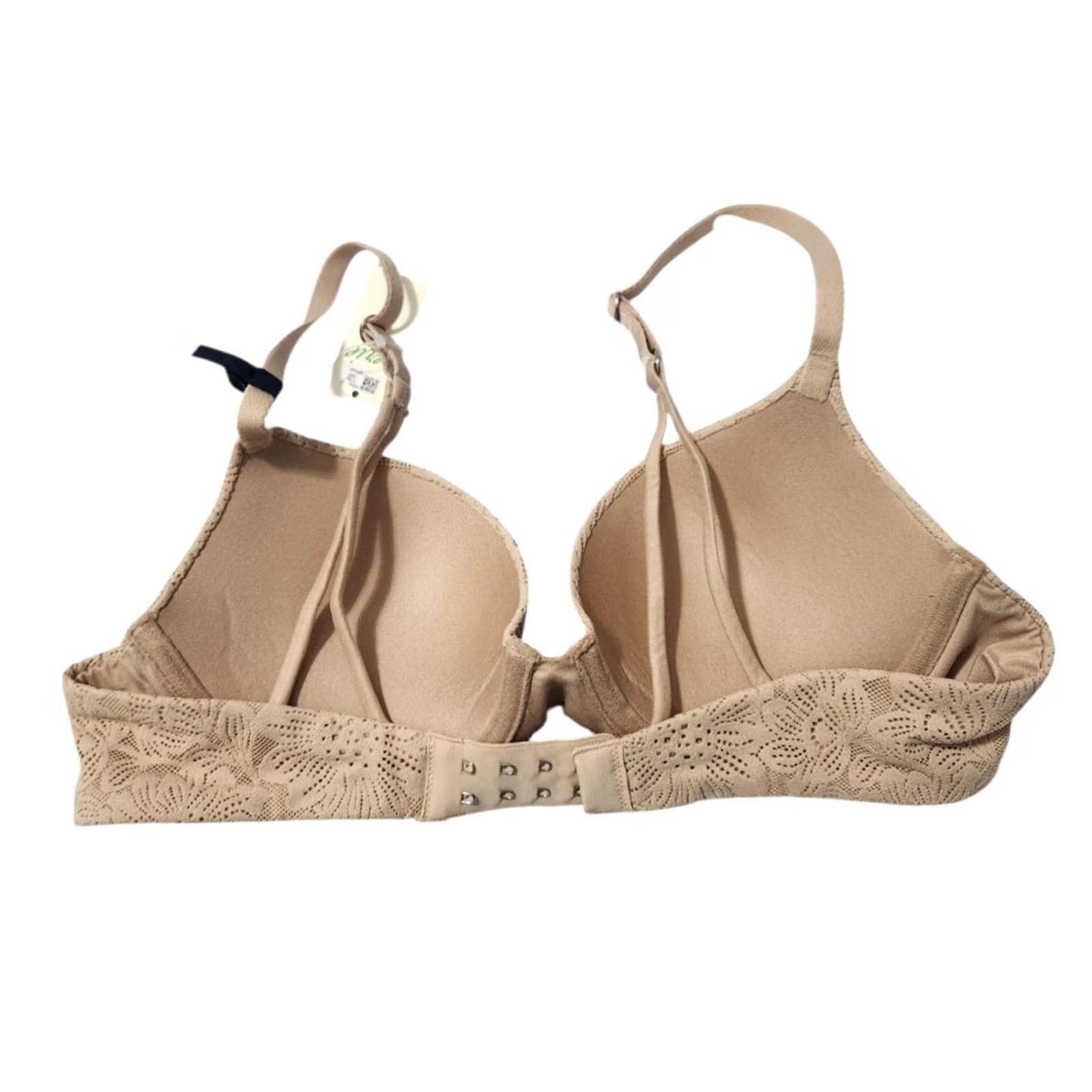 Vintage Aerie Womens 36A Push Up Bra Underwired Tan Size ONE SIZE - 2 Thumbnail