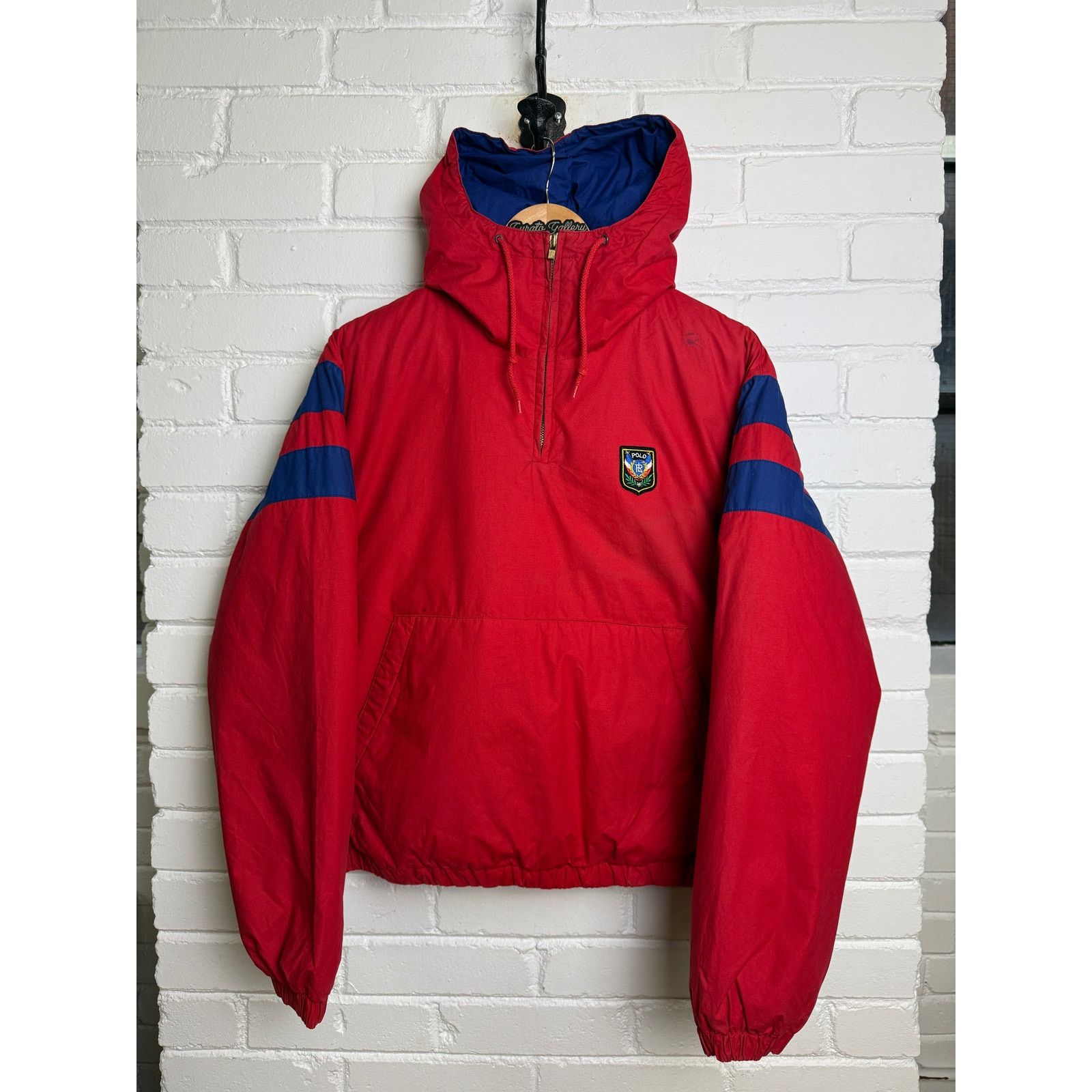 Vintage Vintage 80s/90s Polo Ralph Lauren Shield Crest Size S Red Size US S / EU 44-46 / 1 - 1 Thumbnail
